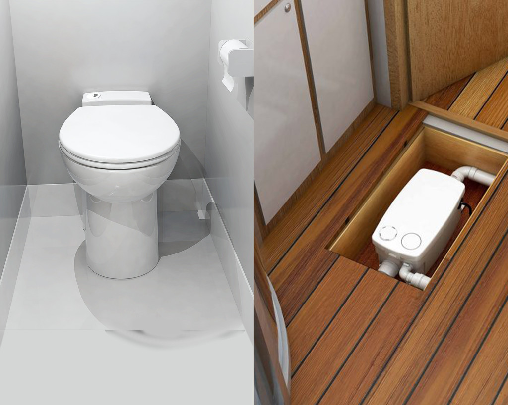 Four Smart Marine Plumbing Solutions  to Install a Toilet or Sink on Your Boat