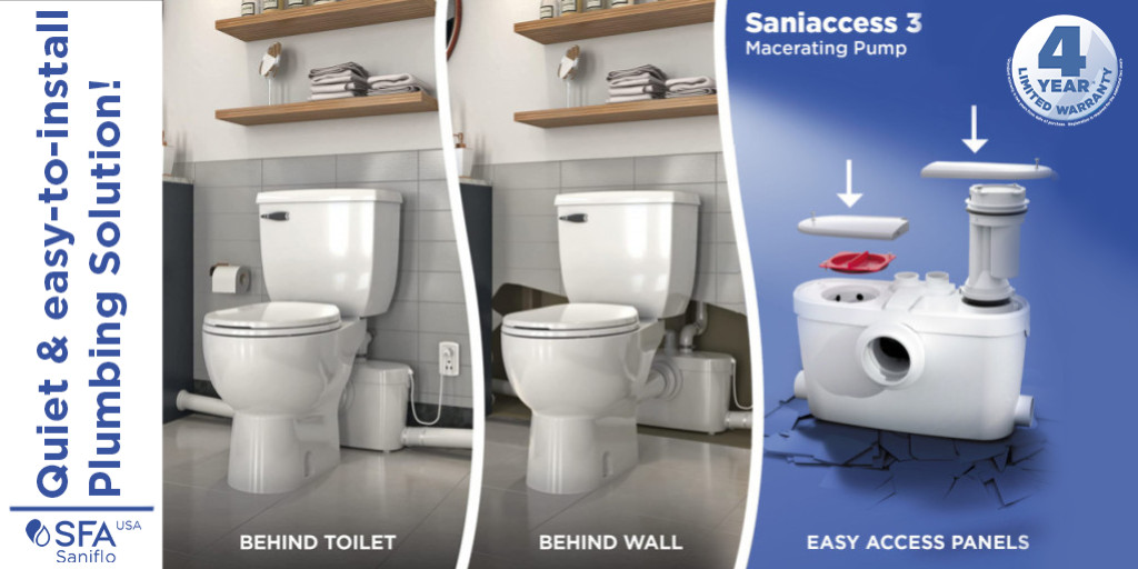 How quiet is Saniflo's Macerator Range? 