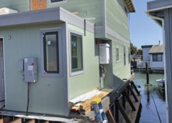 Sanicubic 1 lift station proves to be only effective plumbing-drainage solution for California floating home