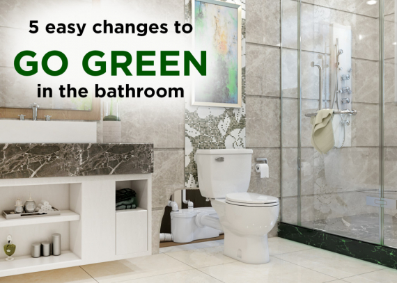 Five ways to go green in your bathroom