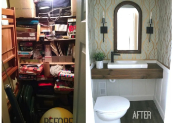 From Tiny Closet to Perfect Powder Room with the Sanicompact!